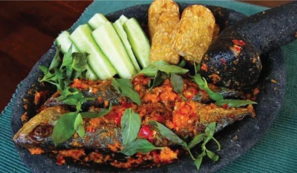Ikan mas sambal cobek